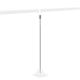 ASTA ACCIAIO ZINCATO MEDIALE QD 20x20mm H230cm CON 2 ATTACCHI PER ALLUNGAMENTO