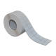 ETICH. AD. TT PLASTICA 25x19 2 PISTE AD. STANDARD BIANCO